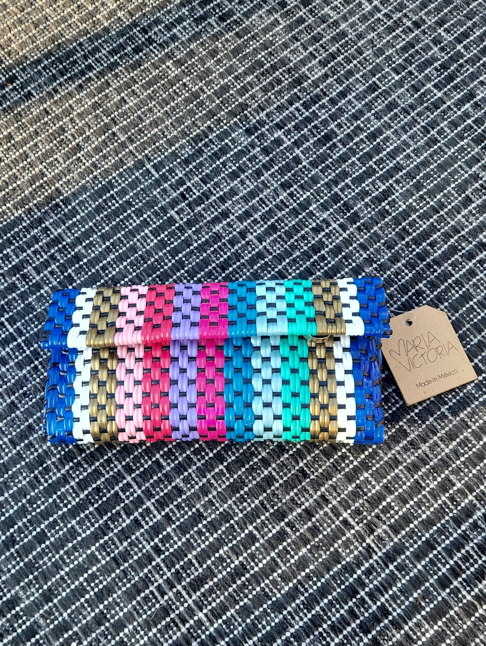 Maria Victoria Multicolor Woven  Wallet
